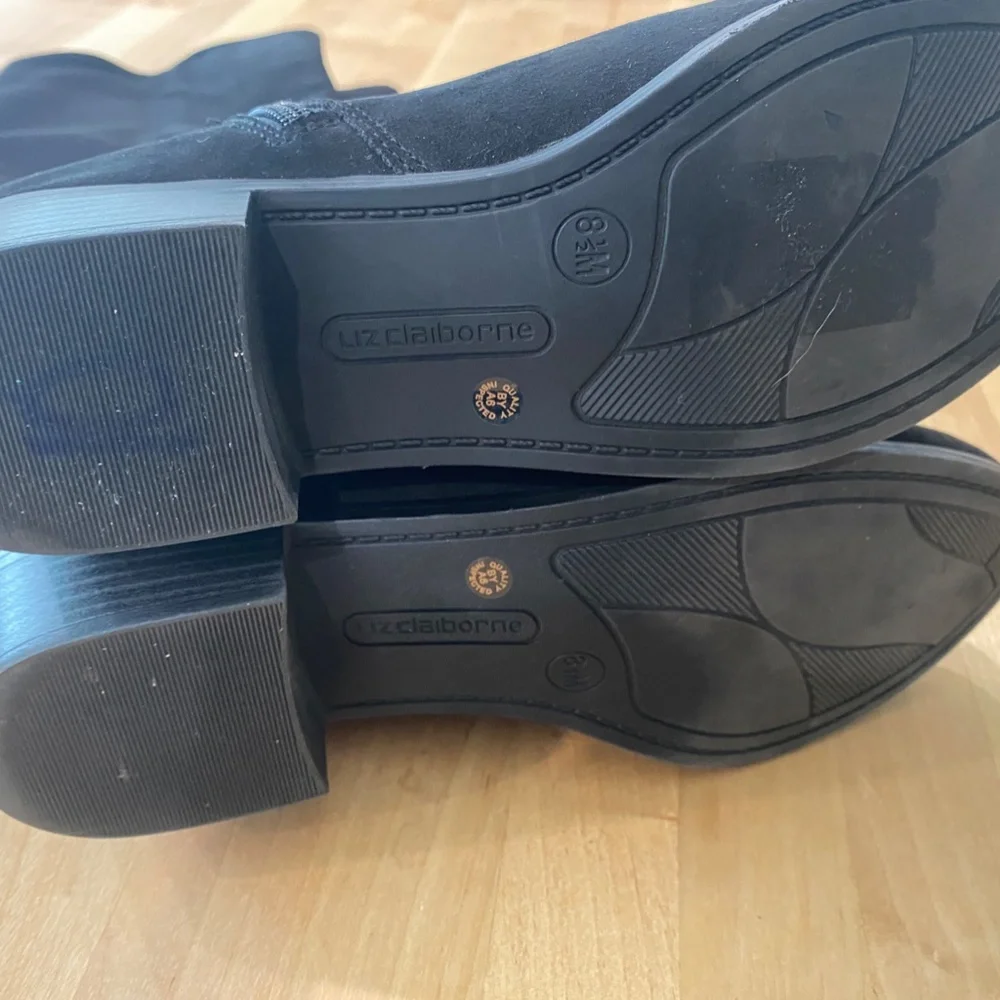 Liz Claiborne Riding Style Knee High Boots New Condition - Picture 3 of 4